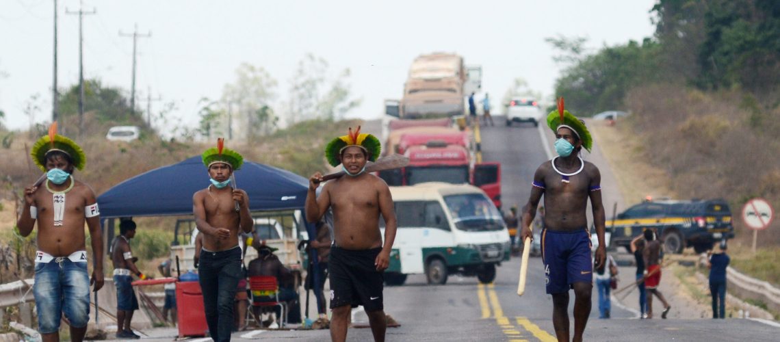 Bloqueio de trecho da BR-163 em Novo Progresso (PA) 
17/08/2020
REUTERS/Lucas Landau