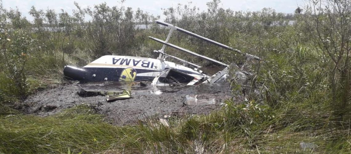 Acidente com helicóptero do Ibama