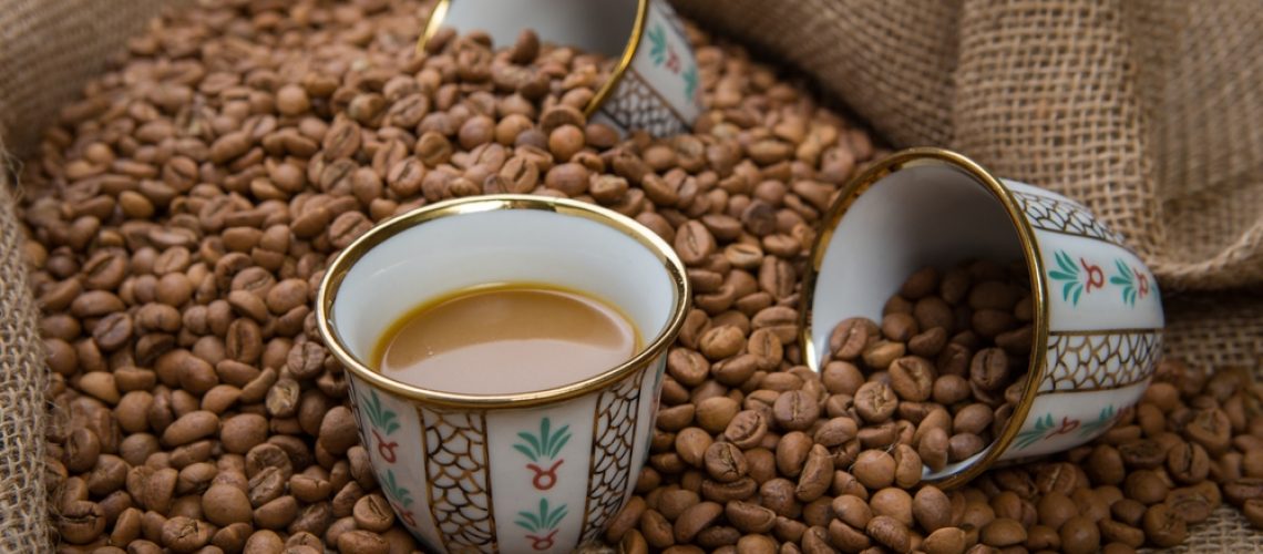Ramadan,Special,Dates,And,Sweets,,Arabic,Coffee,With,Cups,And