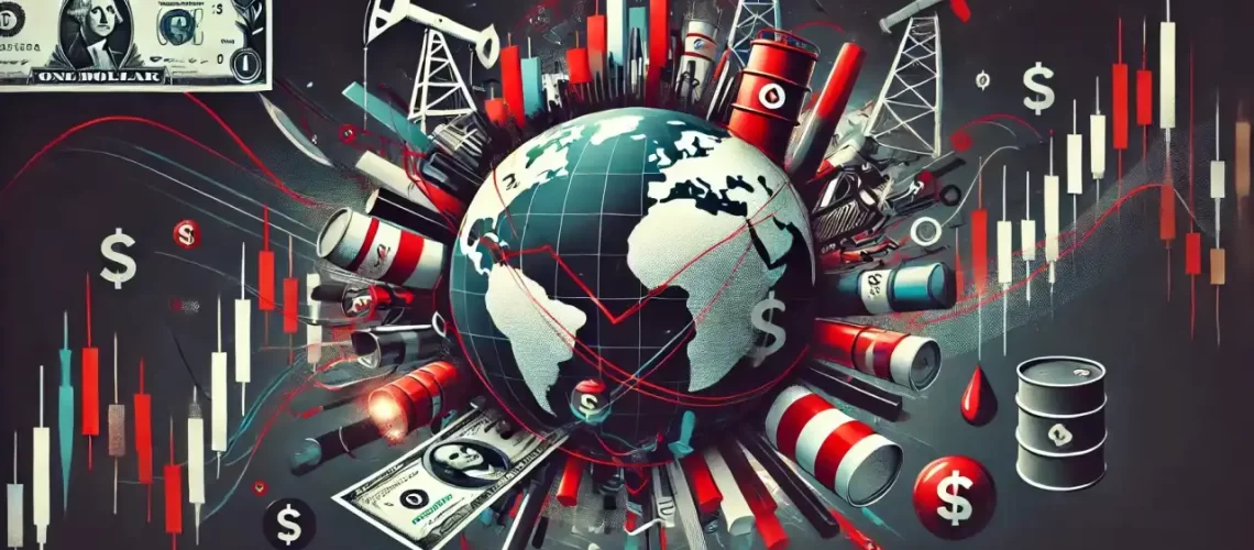 DALL·E-2025-04-05-13.31.29-Uma-imagem-conceitual-representando-turbulencia-financeira-global.-Elementos-visuais-devem-incluir-graficos-de-queda-setas-apontando-para-baixo-simb