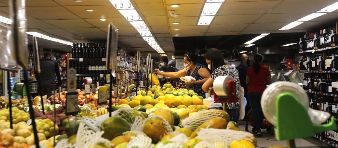 Supermercado na zona sul do Rio de Janeiro.
