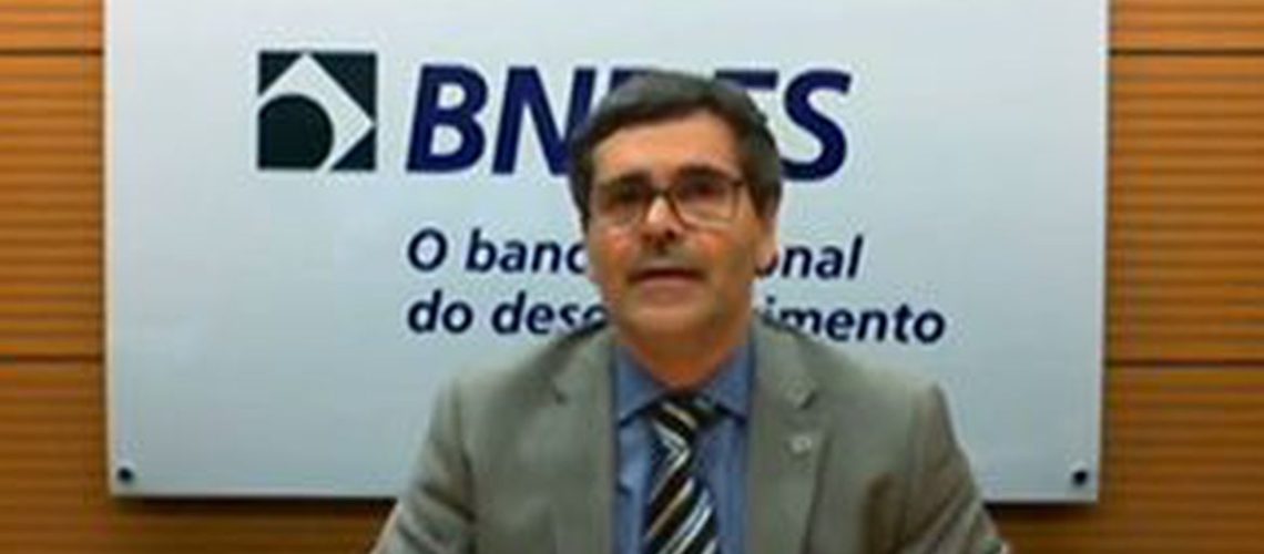 Diretor do BNDES, Petrônio Duarte Cançado, durante audiência pública virtual sobre o Fundo Amazônia