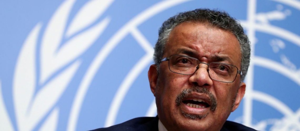 Diretor-geral da OMS, Tedros Adhanom