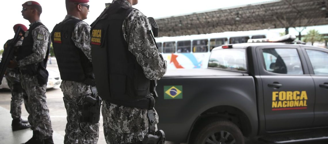 Após a série de ataques no Ceará, a Força Nacional de Segurança Pública está fazendo o policiamento ostensivo nas ruas de Fortaleza, em apoio aos agentes de segurança do estado.