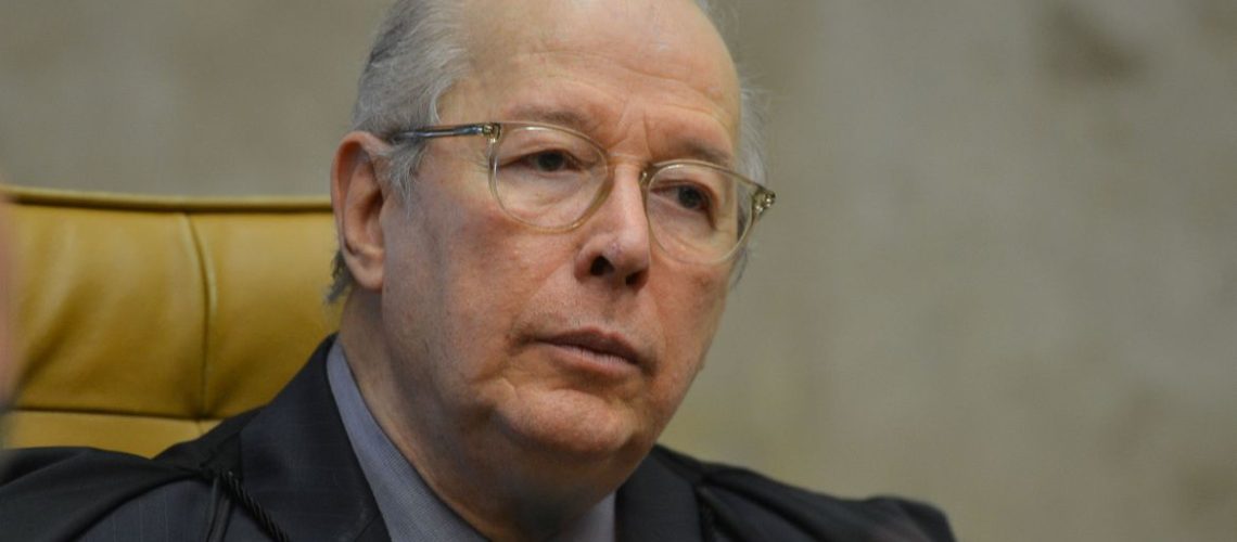 O ministro Celso de Mello, durante julgamento da  validade de prisão em segunda instância
