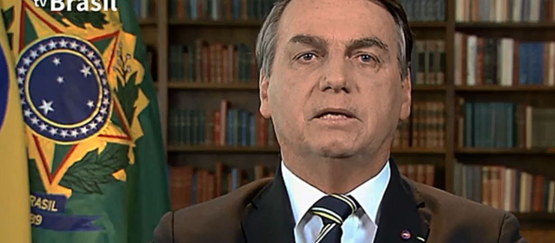 Pronunciamento do presidente Jair Bolsonaro