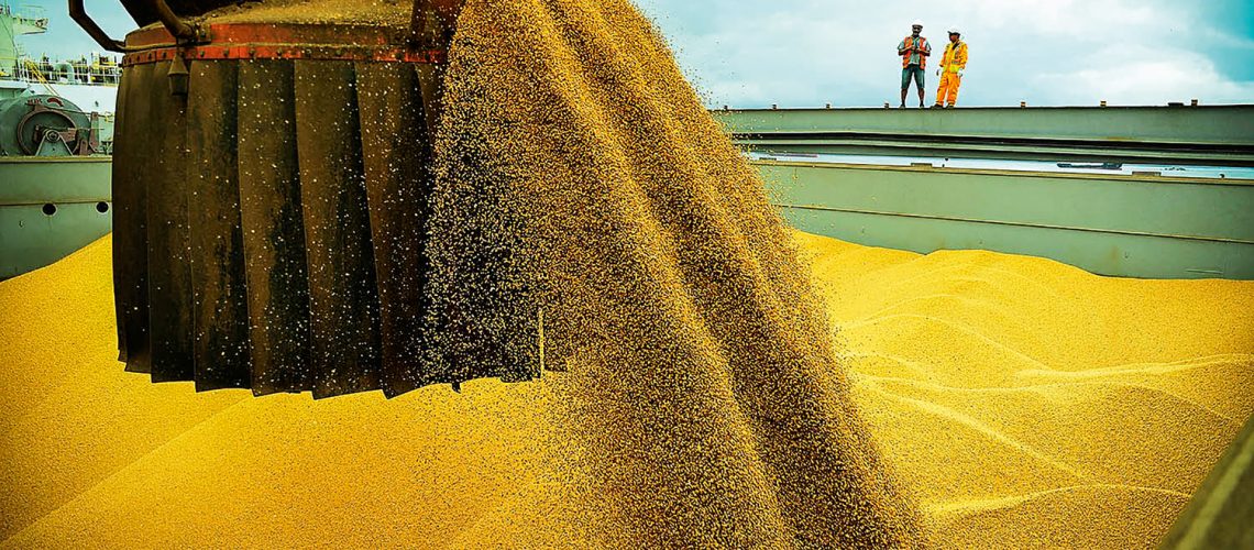 04/08/2017- Paraná- Exportação histórica de soja no Porto de Paranaguá.
Foto: IvanBueno/ AG. Paraná