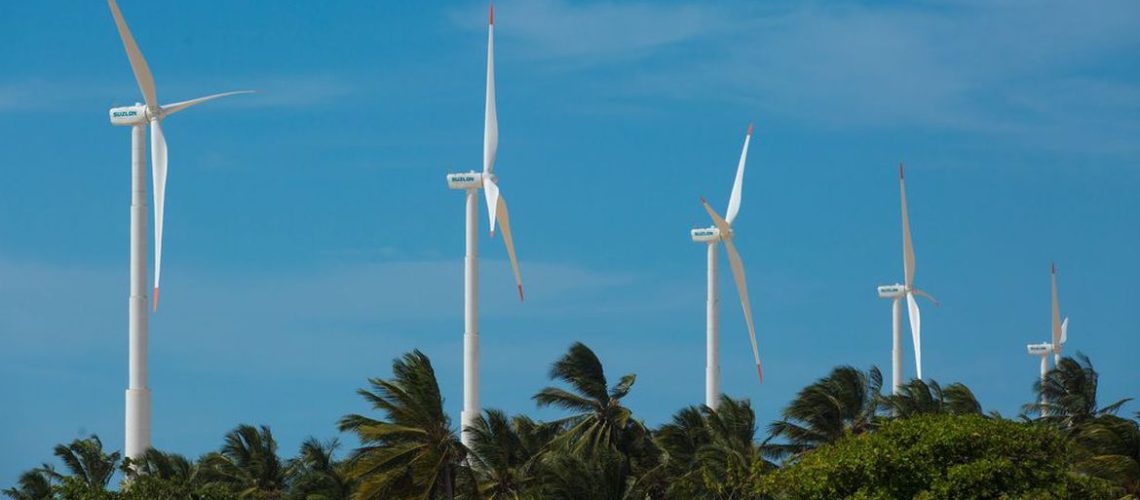 Usina de Energia Eólica (UEE) em Icaraí, no Ceará (CE)